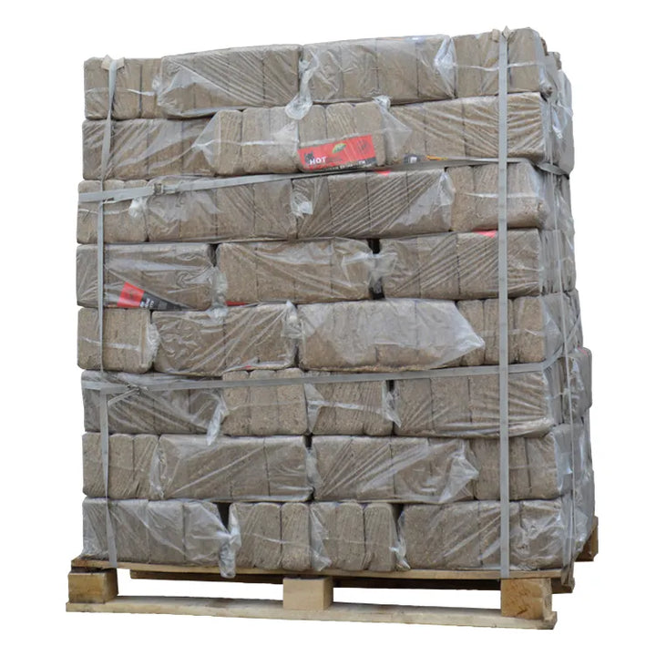 Palette de briquettes de bois Ruf 100% Chêne (960Kg)